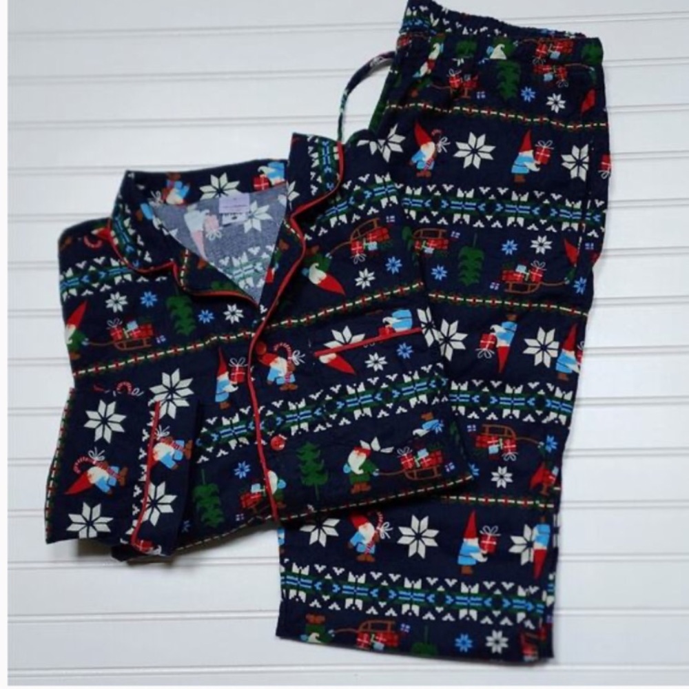 Hanna Andersson Adult Holiday Flannel Pajama Set